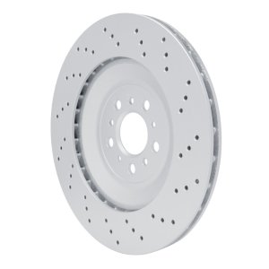 BMW M2 Brake Rotor (1) - Rear - R1 Concepts - GeoSPEC Drilled - `21-`25